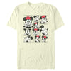 Men's Mickey & Friends Poses Photo Grid  Adult T-Shirt