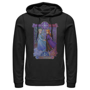 Men's Frozen 2 Sister Stained Glass  Adult Pull Over Hoodie