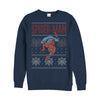 Men's Marvel Ugly Christmas Spider-Man Crawl  Adult Sweatshirt