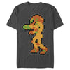 Men's Nintendo Metroid Pixelated Samus  Adult T-Shirt