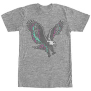 Men's Lost Gods Tribal Print Eagle  Adult T-Shirt