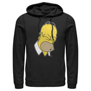 Men's The Simpsons Doh Homer  Adult Pull Over Hoodie