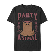 Men's Addams Family Cousin Itt Party Animal  Adult T-Shirt