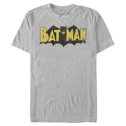 Men's Batman Logo Vintage  Adult T-Shirt