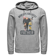 Men's Despicable Me World's Greatest Father  Adult Pull Over Hoodie