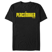 Men's Peacemaker Yellow Classic Logo  Adult T-Shirt