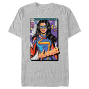 Men's Marvel: Ms. Marvel Comic Cover Kamala  Adult T-Shirt