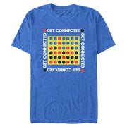 Men's Connect Four Get Connected  Adult T-Shirt