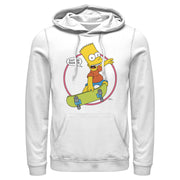 Men's The Simpsons Eat My Shorts  Adult Pull Over Hoodie