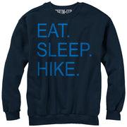 Women's CHIN UP Eat Sleep Hike  Adult Sweatshirt