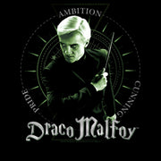 Men's Harry Potter Draco Malfoy Pride, Ambition, and Cunning  Adult T-Shirt