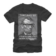 Men's Lost Gods Hipster Abe Lincoln  Adult T-Shirt