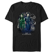 Men's Marvel Eternals Ikaris and Sersi Portrait  Adult T-Shirt