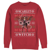 Men's Marvel Ugly Christmas Scarlet Witch  Adult Sweatshirt