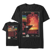 Men's Lion King Retro VHS Tape Cover  Adult T-Shirt