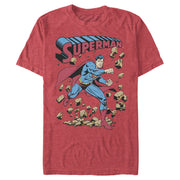 Men's Superman Hero Break Barriers  Adult T-Shirt