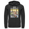 Men's Nintendo Mario Kart Retro Chrome Logo Group Shot  Adult Pull Over Hoodie