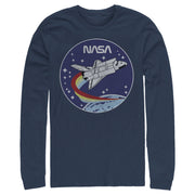 Men's NASA Space Rocket  Adult Long Sleeve Shirt