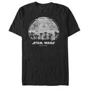 Men's Star Wars Rogue One Death Star Palm Tree Silhouette  Adult T-Shirt