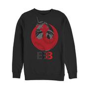 Men's Star Wars The Last Jedi BB-8 Rebel Emblem  Adult Sweatshirt