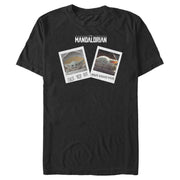 Men's Star Wars: The Mandalorian The Child Polaroids  Adult T-Shirt