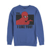 Men's Marvel Spider-Man Likes You  Adult Sweatshirt