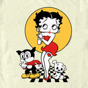 Men's Betty Boop Full Moon Characters  Adult T-Shirt