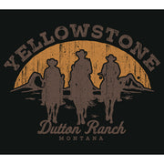 Men's Yellowstone Riders Of Dutton Ranch Silhouette  Adult T-Shirt