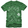 Men's Lost Gods Map of Ireland  Adult T-Shirt