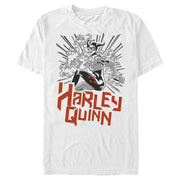 Men's Batman Harley Quinn Retro Explosion  Adult T-Shirt