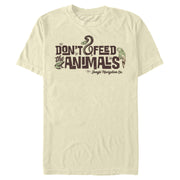 Men's Jungle Cruise Don't Feed The Animals Logo  Adult T-Shirt