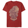 Men's Harry Potter Gryffindor Coat of Arms  Adult T-Shirt