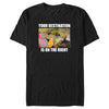 Men's Sing 2 Miss Crawly Your Destination is on the Right  Adult T-Shirt