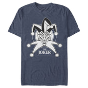 Men's Batman Joker Emblem  Adult T-Shirt