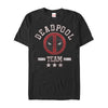 Men's Marvel Deadpool Cracked Logo Team  Adult T-Shirt