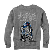 Men's Star Wars Pixel R2-D2  Adult Sweatshirt