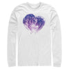 Men's Avatar: The Way of Water Neytiri and Jake Sully Watercolor Heart  Adult Long Sleeve Shirt