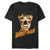 Men's Universal Monsters The Wolfman Logo  Adult T-Shirt