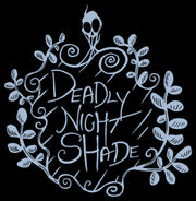 Men's The Nightmare Before Christmas Halloween Deadly Night Shade  Adult T-Shirt