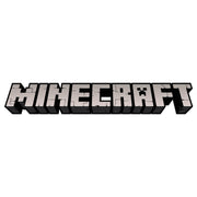 Men's Minecraft Classic Logo White  Adult T-Shirt