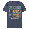 Men's Minecraft Character Boxes  Adult T-Shirt