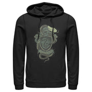 Men's Harry Potter Slytherin Coat of Arms  Adult Pull Over Hoodie