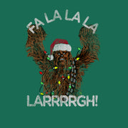 Men's Star Wars Christmas Chewie Fa La La  Adult T-Shirt