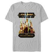 Men's Star Wars The High Republic Jedi For Light and Life  Adult T-Shirt