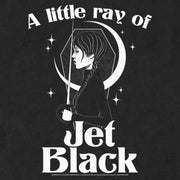 Men's Wednesday A Little Ray of Jet Black  Adult T-Shirt