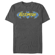 Men's Batman Logo Retro Wing  Adult T-Shirt