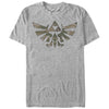 Men's Nintendo Legend of Zelda Triforce Camouflage Print  Adult T-Shirt