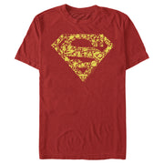 Men's Superman Logo Icon Collage  Adult T-Shirt