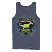 Men's Jurassic World Raptor Den  Adult Tank Top