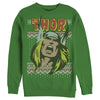 Men's Marvel Thor Retro Comic Holiday Ugly Sweater  Adult Sweatshirt